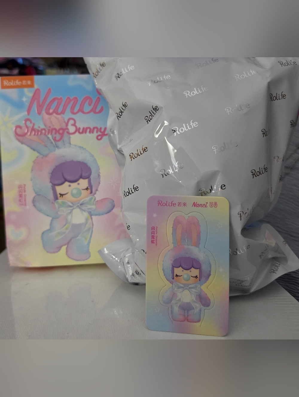 Nanci Shining Bunny Series Plush "Purple Dreamer" - Picture 6 of 15